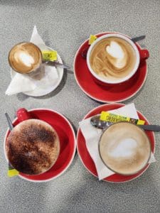 Image of 4 coffees