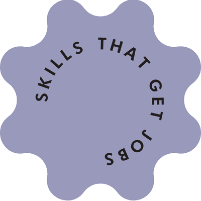 Skills that get jobs logo purple